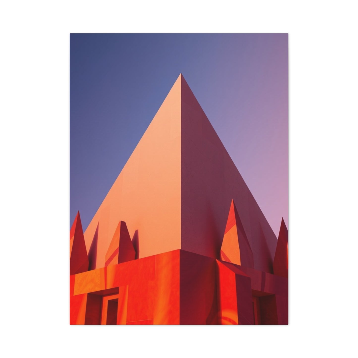 Prismatic Geometric Radiance Wall Art & Canvas Print