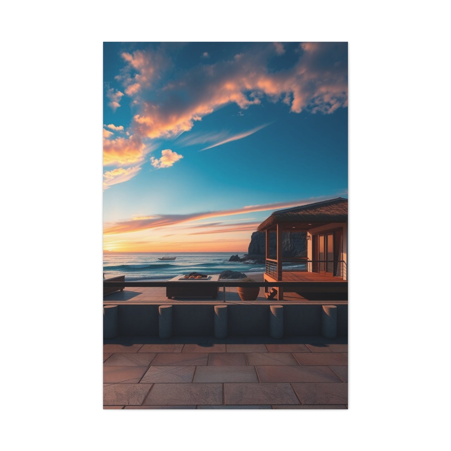 Seaside Serenity Canvas Wall Art & Canvas Print