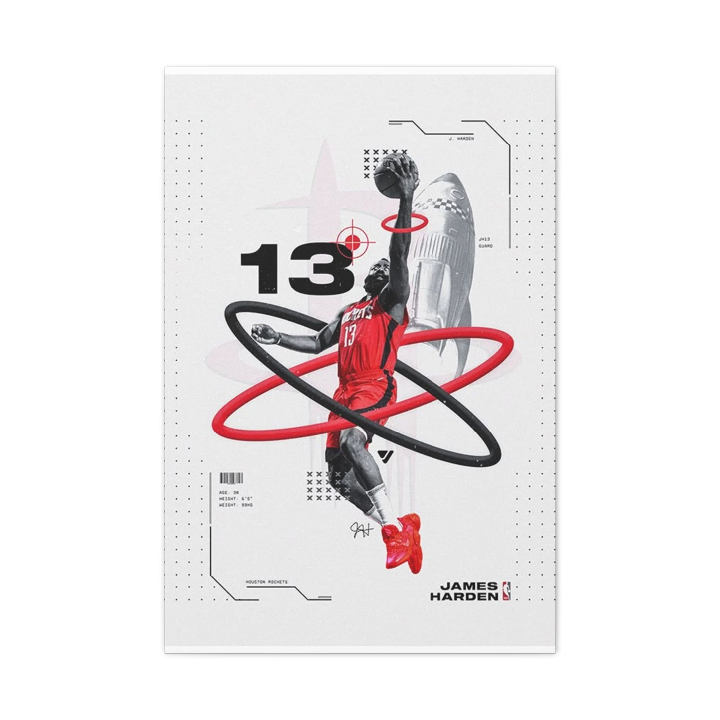 James Harden Poster Wall Art & Canvas Prints