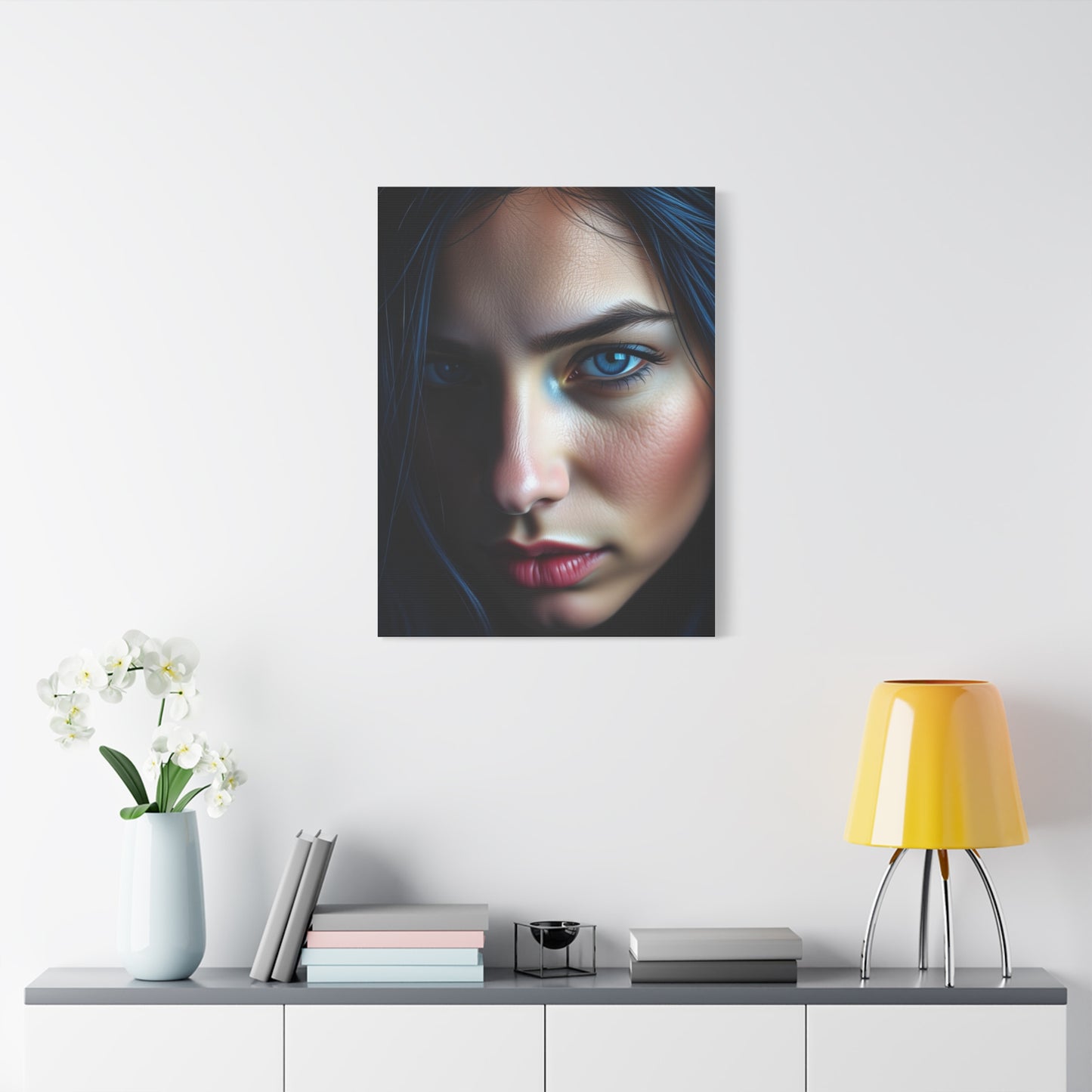 Azure Elegance Canvas Wall Art & Canvas Print