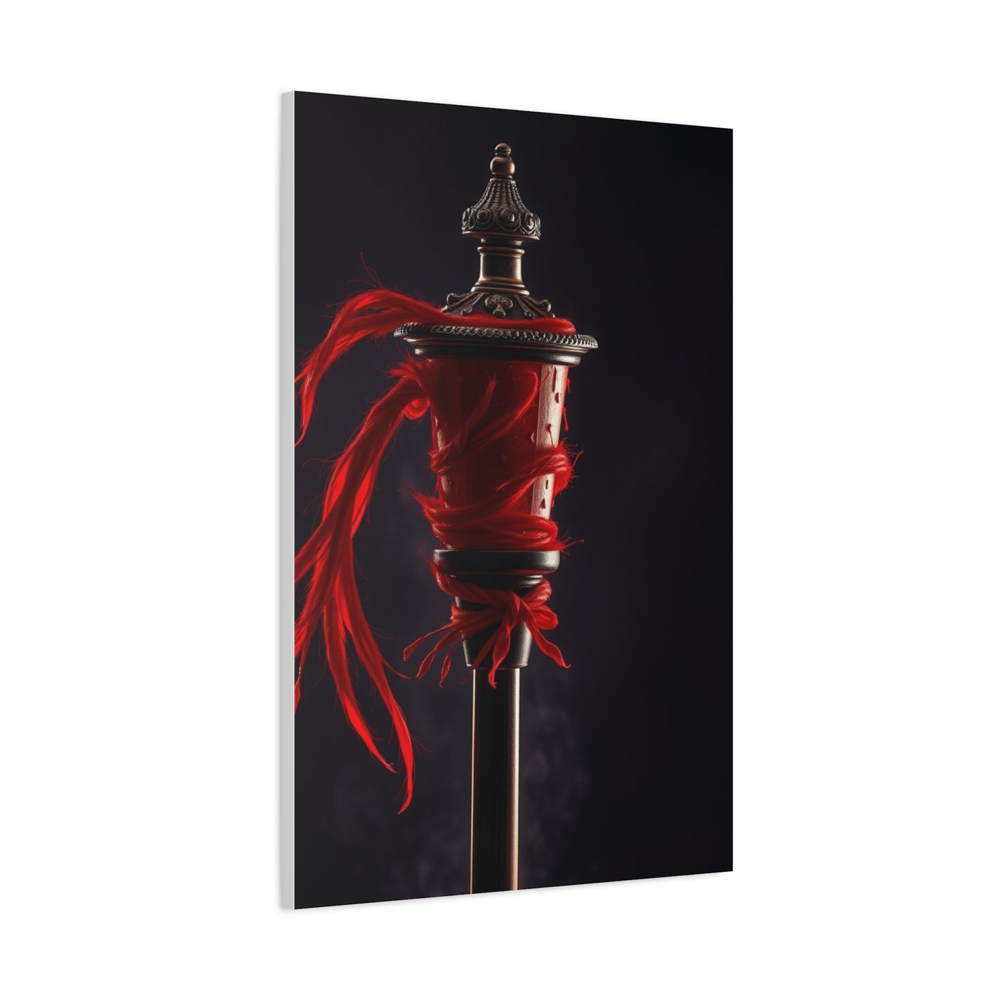 Crimson Symphony Canvas Wall Art & Canvas Print