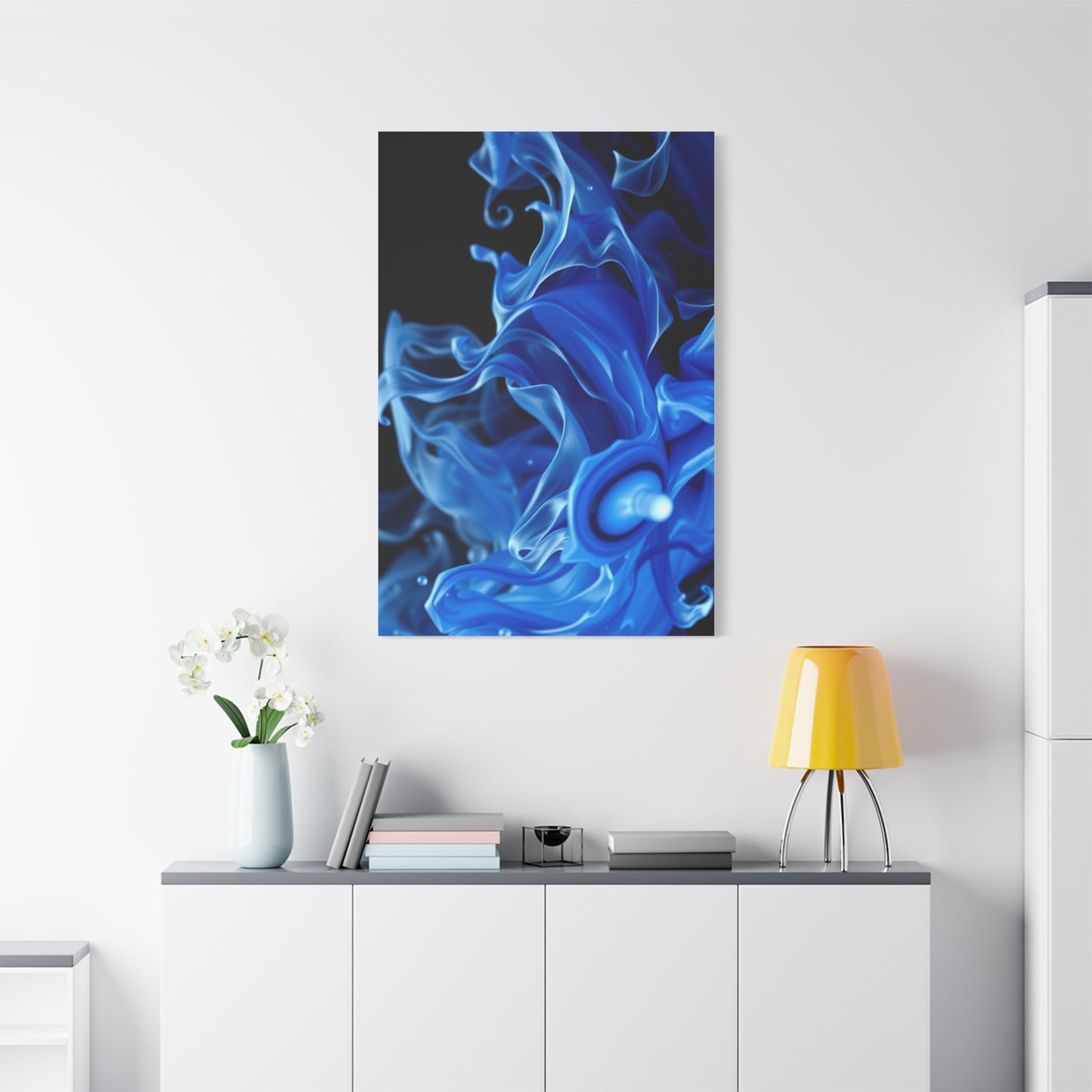 Collection Black, White & Blue Art Art Wall Art & Canvas Print
