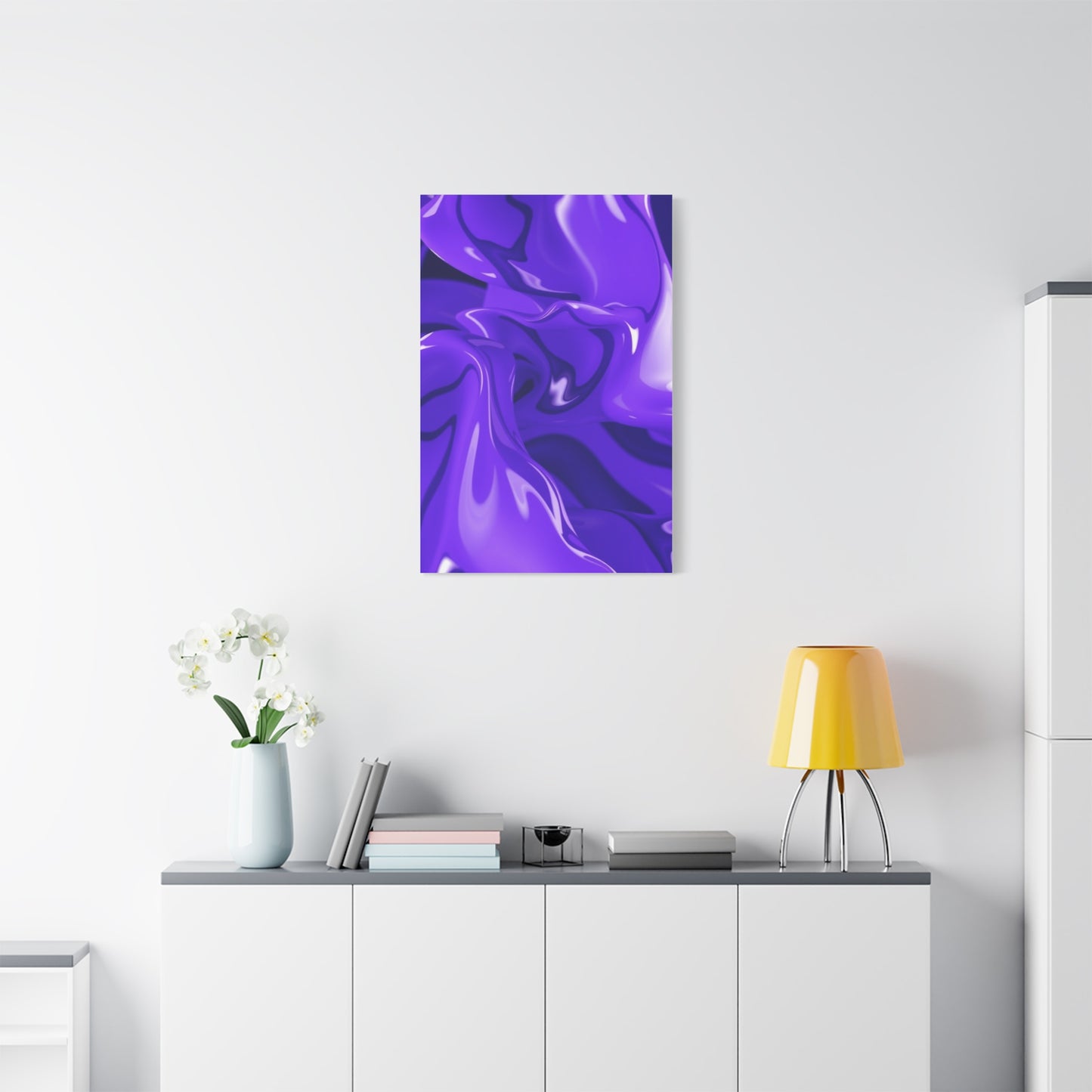 Lavender Abstraction Tableau wall art & canvas print