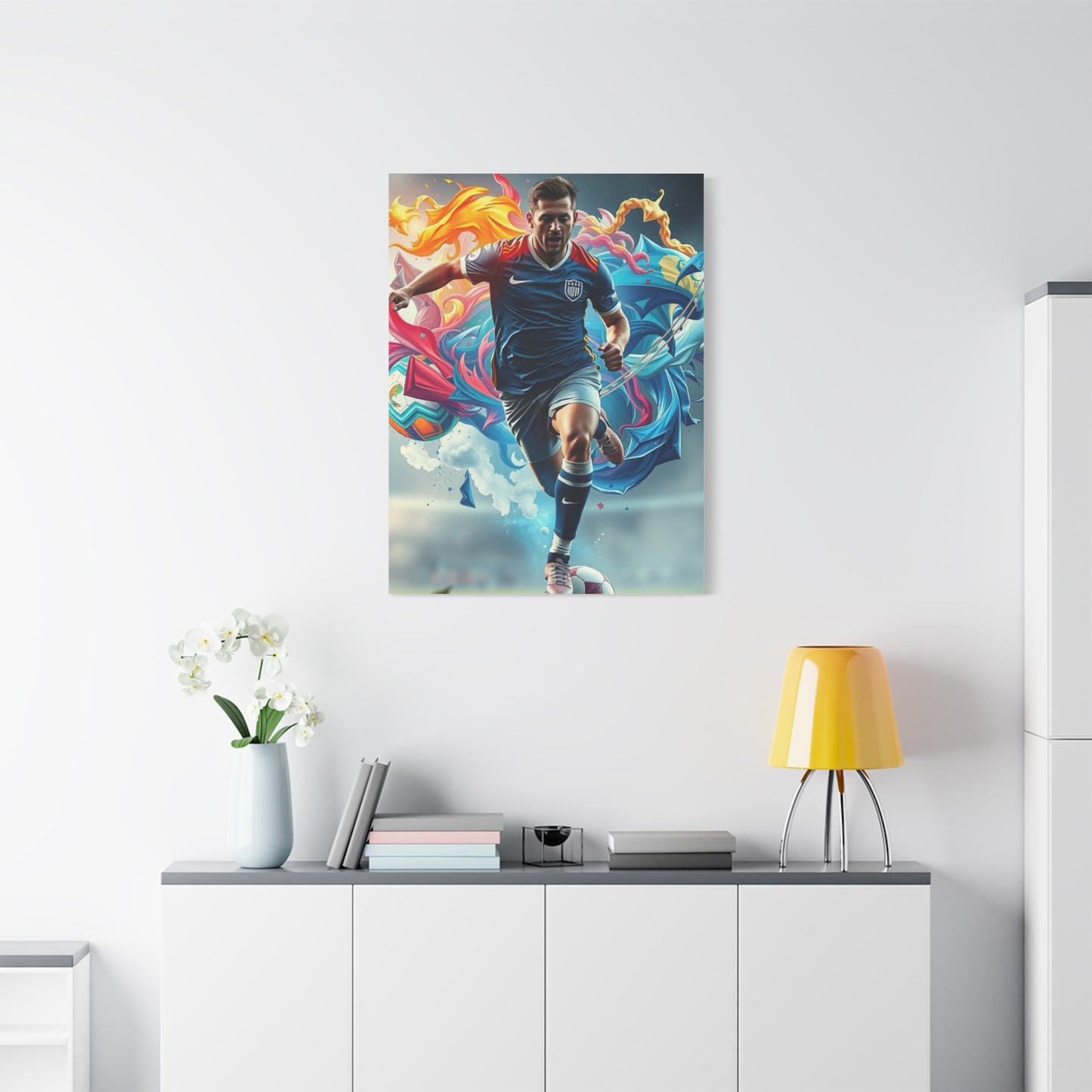 Soccer Art Refined Canvas Wall Art & Canvas Print