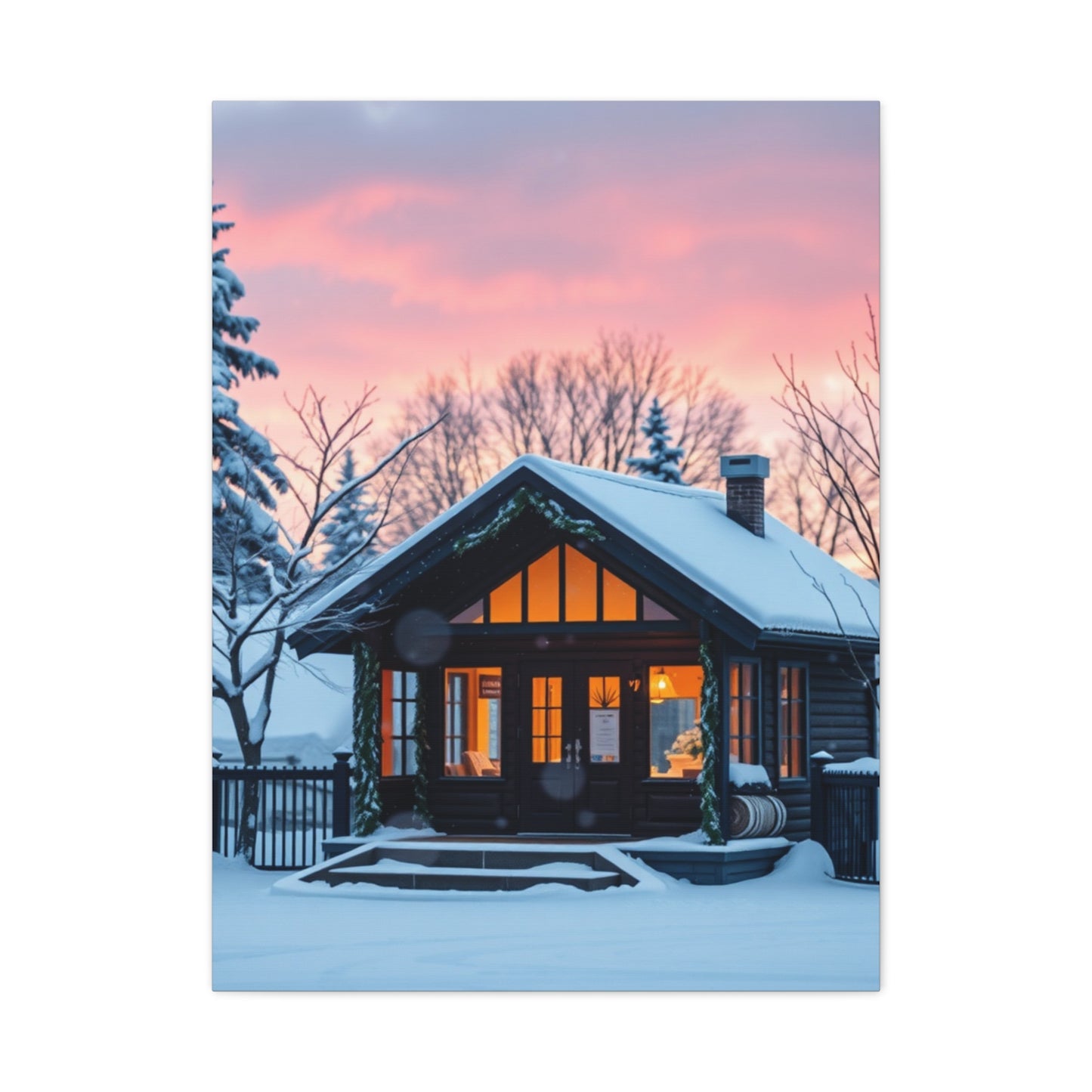 Hushed Winter Landscape Wall Art & Canvas Print