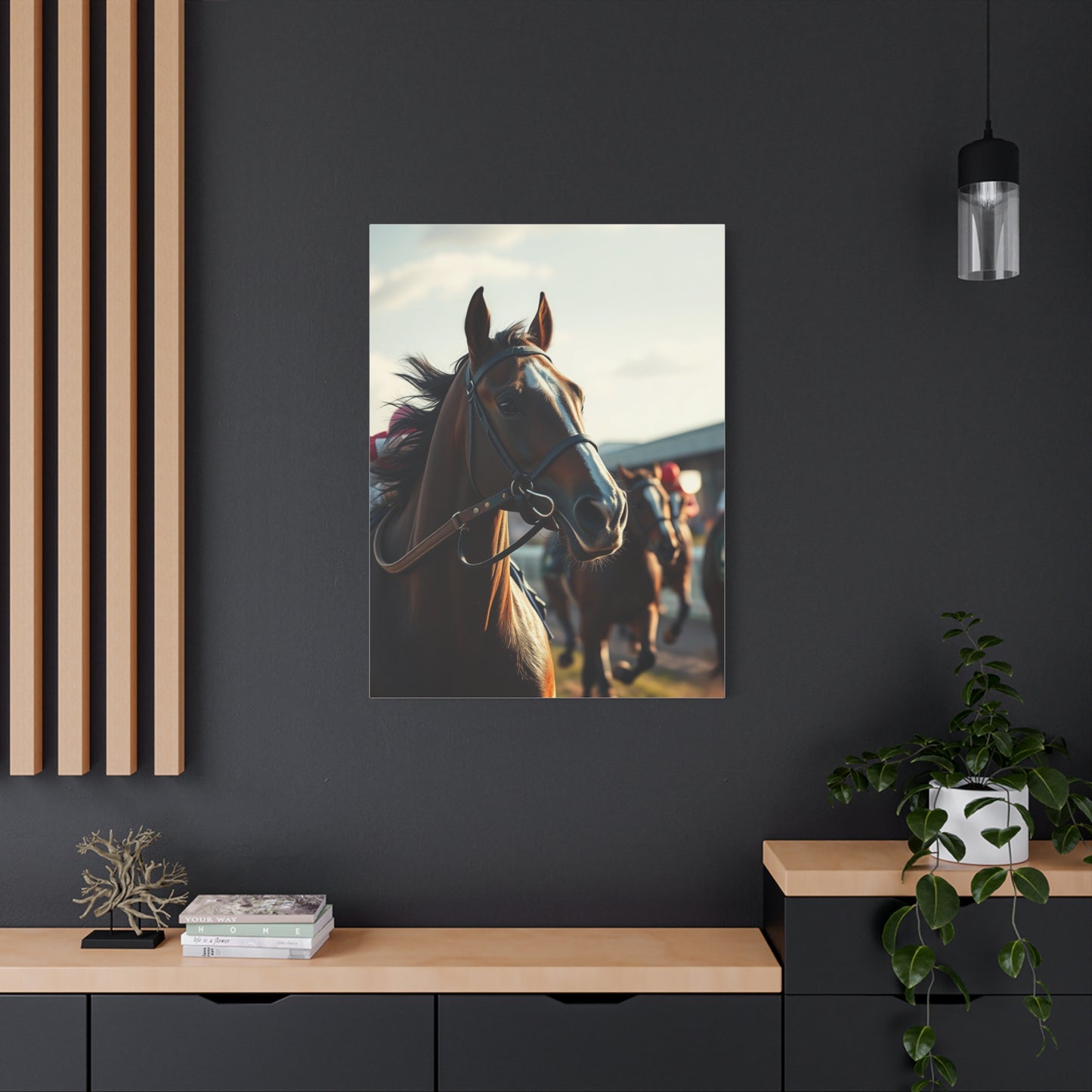 Masterpiece Horse Racing Art Vision Wall Art & Canvas Print