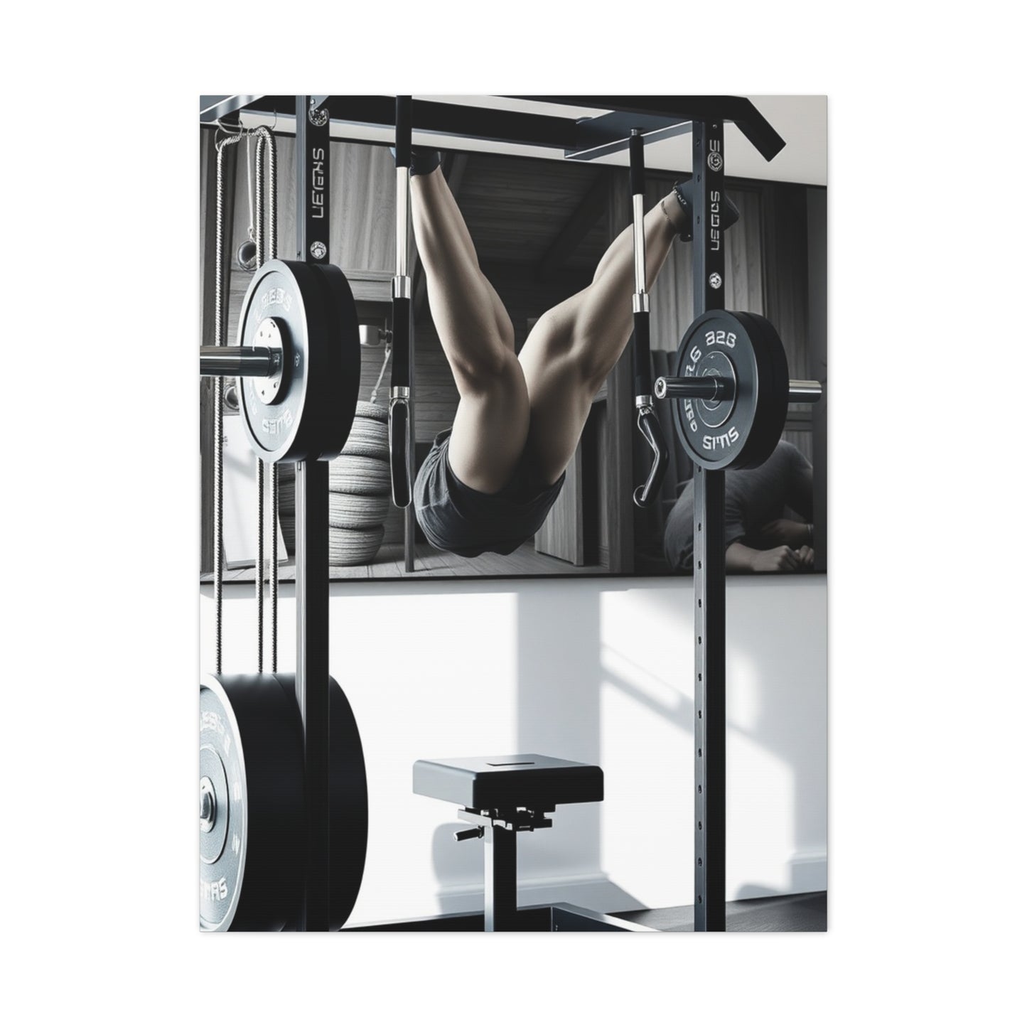 Sophisticated Workout Artistry Wall Art & Canvas Print