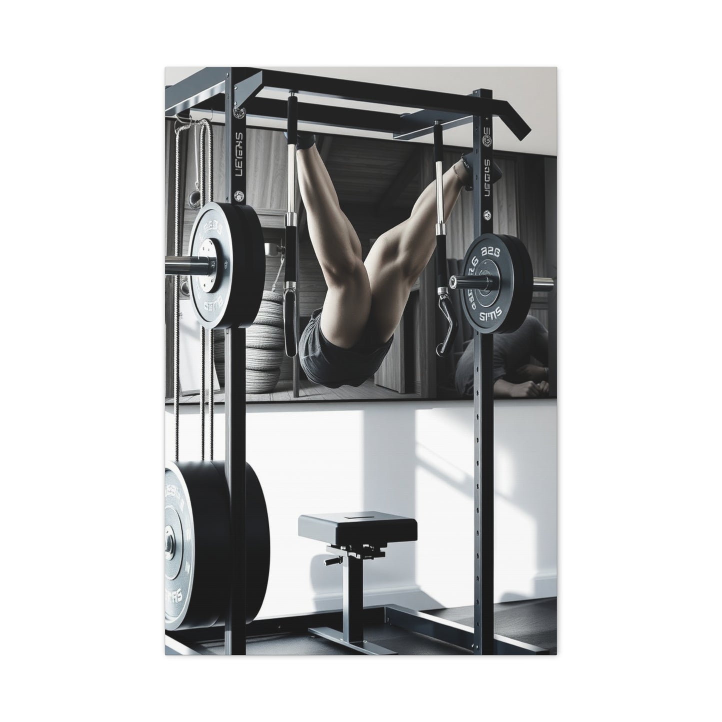 Sophisticated Workout Artistry Wall Art & Canvas Print