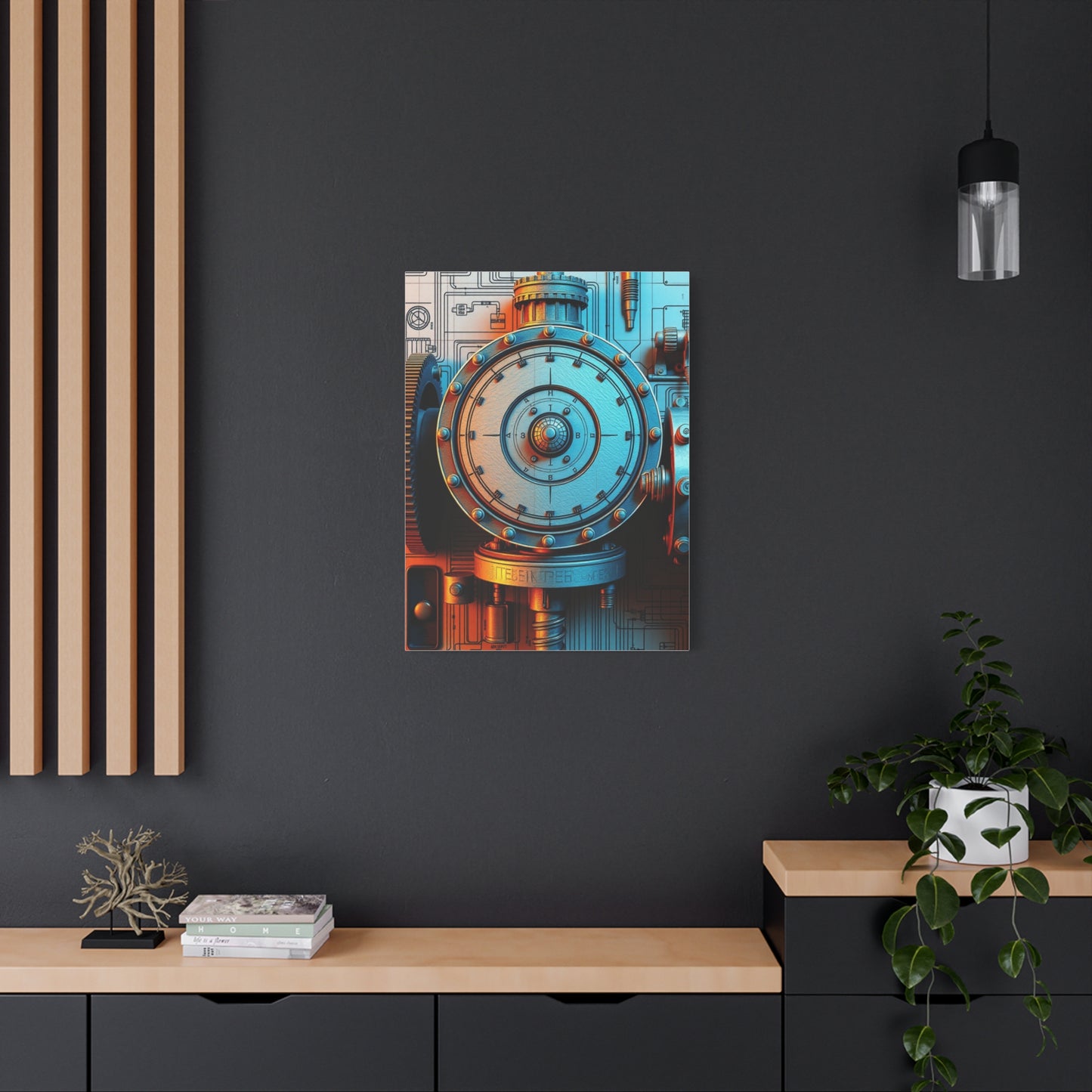 Masterpiece Engineering & Machinery Blueprints Art Vision Wall Art & Canvas Print