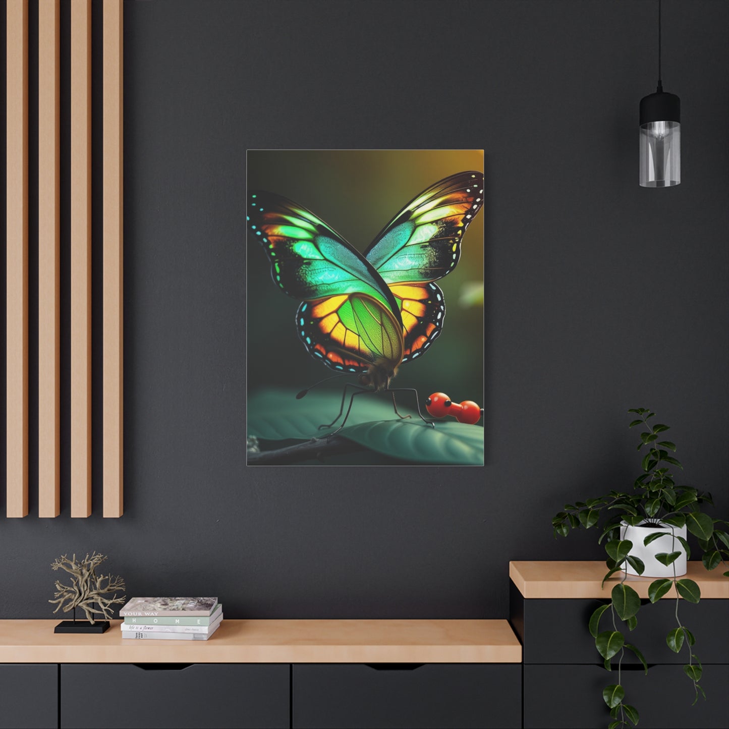 Ornate Winged Harmony Wall Art & Canvas Print