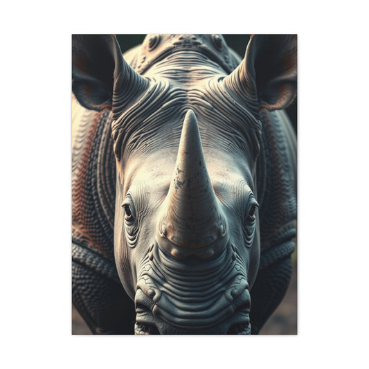 Masterpiece Rhinoceros Art Vision Wall Art & Canvas Print