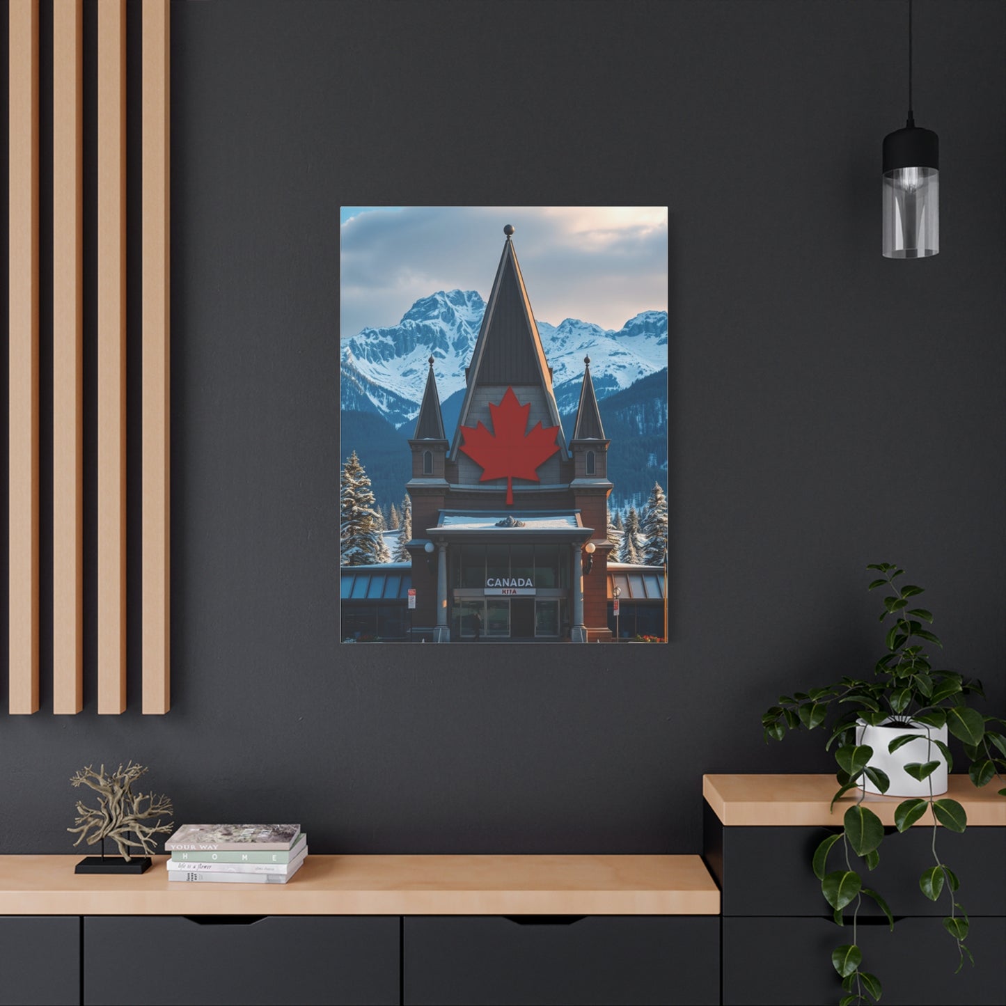 Cascading Wilderness Canvas Wall Art & Canvas Print