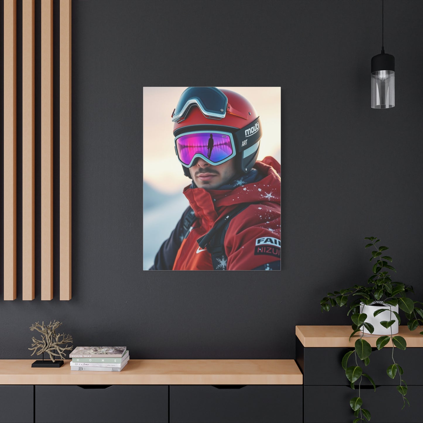 Skiing Art Refined Canvas Wall Art & Canvas Print