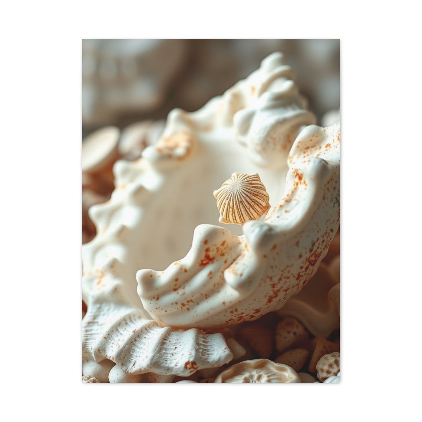 Masterpiece Sea Shell Art Vision Wall Art & Canvas Print