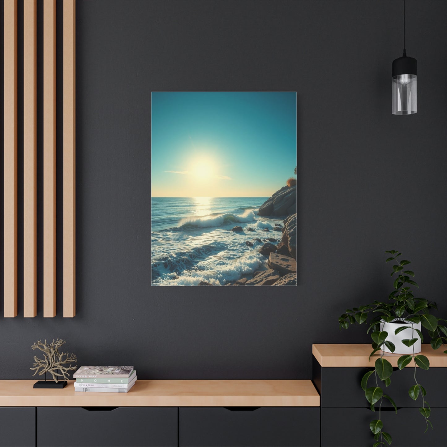 Azure Tides Masterpiece Wall Art & Canvas Print