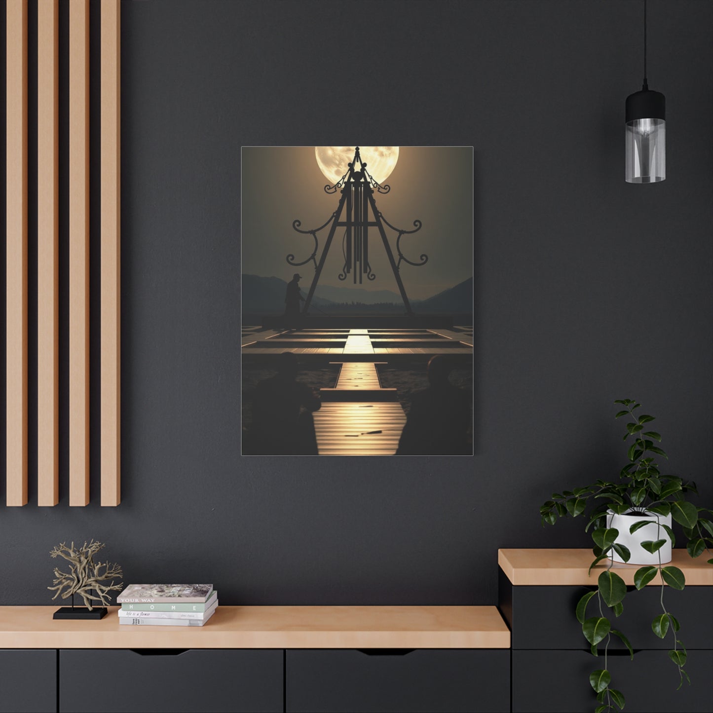 Nocturnal Radiance Canvas Wall Art & Canvas Print