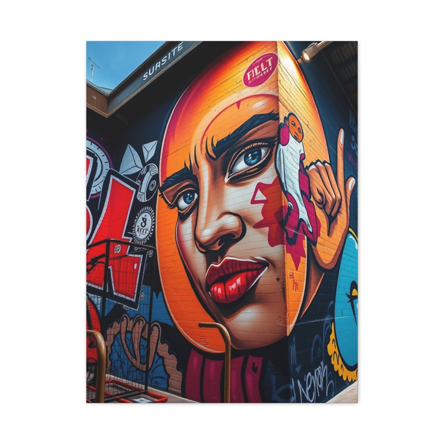 Modern Urbane Masterpiece Wall Art & Canvas Print