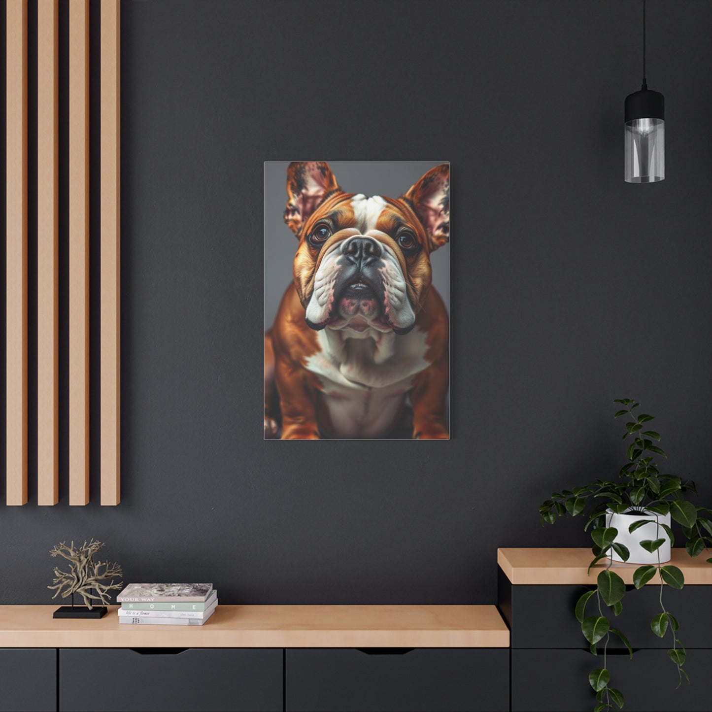 Masterpiece Bulldog Art Vision Wall Art & Canvas Print