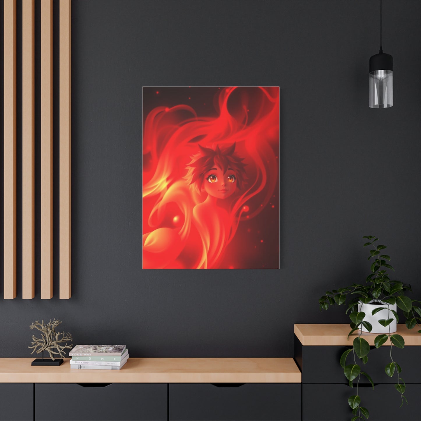 Scarlet Elegance Artwork Wall Art & Canvas Print