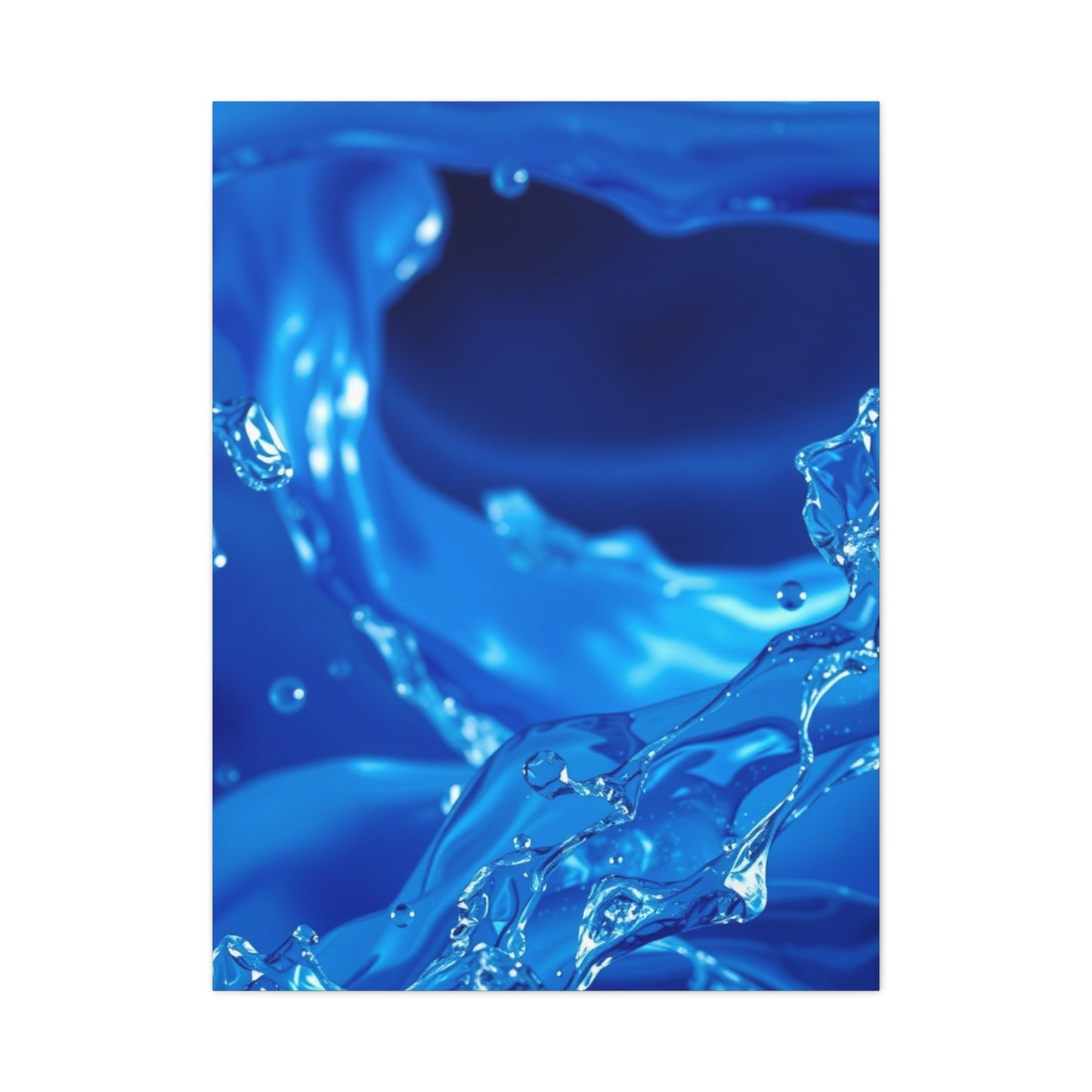 Sapphire Serenity Tableau Wall Art & Canvas Print