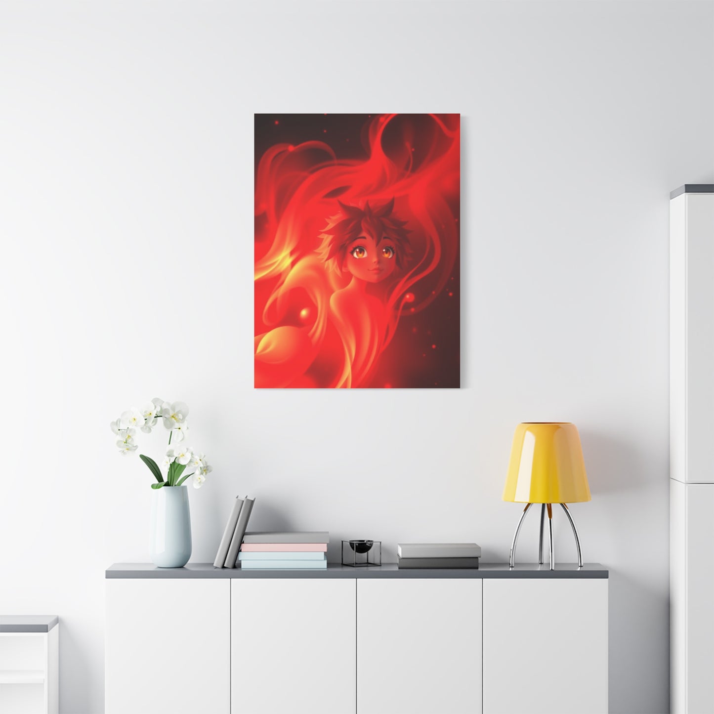 Scarlet Elegance Artwork Wall Art & Canvas Print