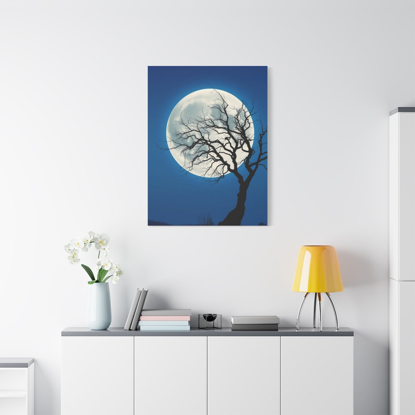 Vision Full Moon Art Art Wall Art & Canvas Print