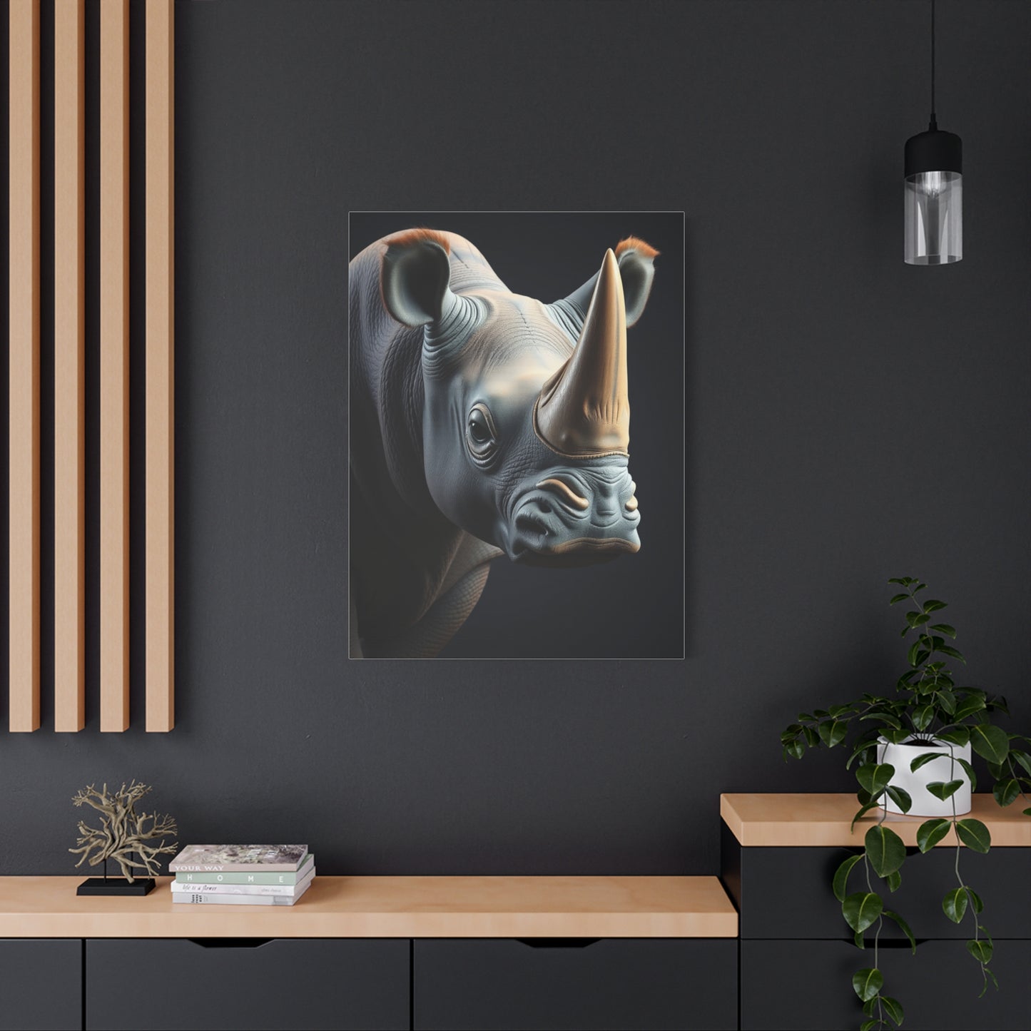 Rhinoceros Art Luxury Canvas Wall Art & Canvas Print
