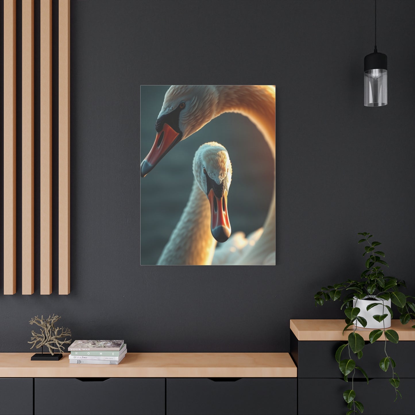 Masterpiece Swan Art Vision Wall Art & Canvas Print