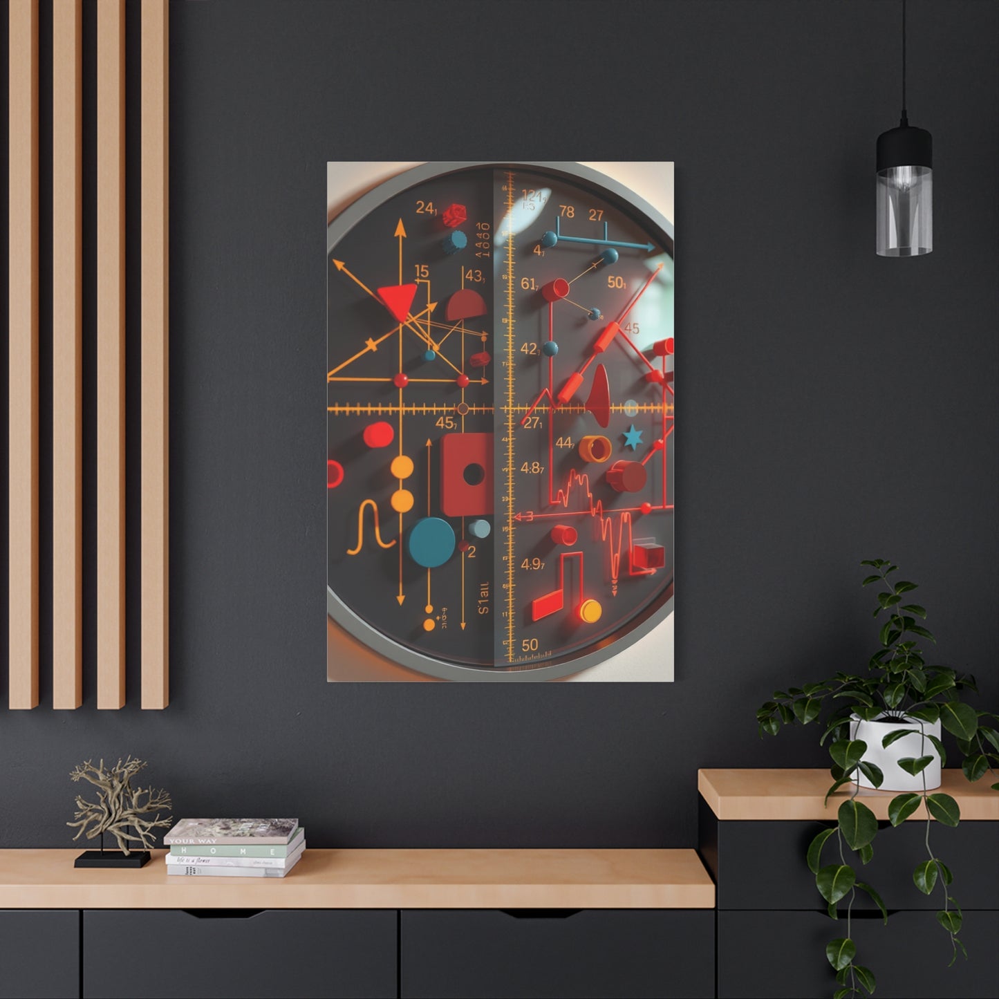 Masterpiece Modern Math Art for Creative Spaces Vision Wall Art & Canvas Print