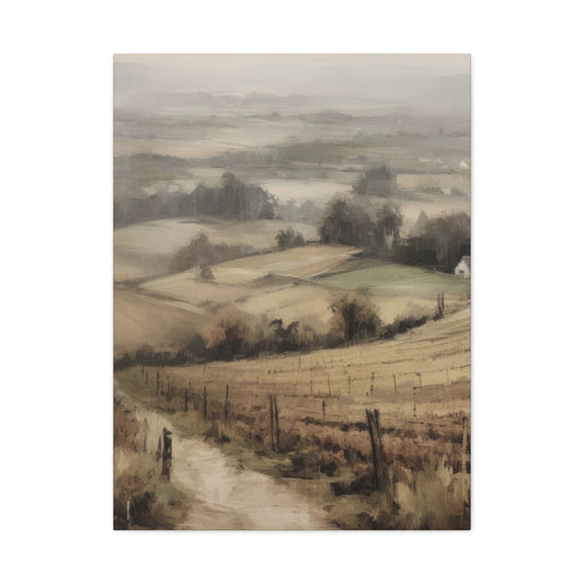 Foggy Countryside Wall Art & Canvas Prints
