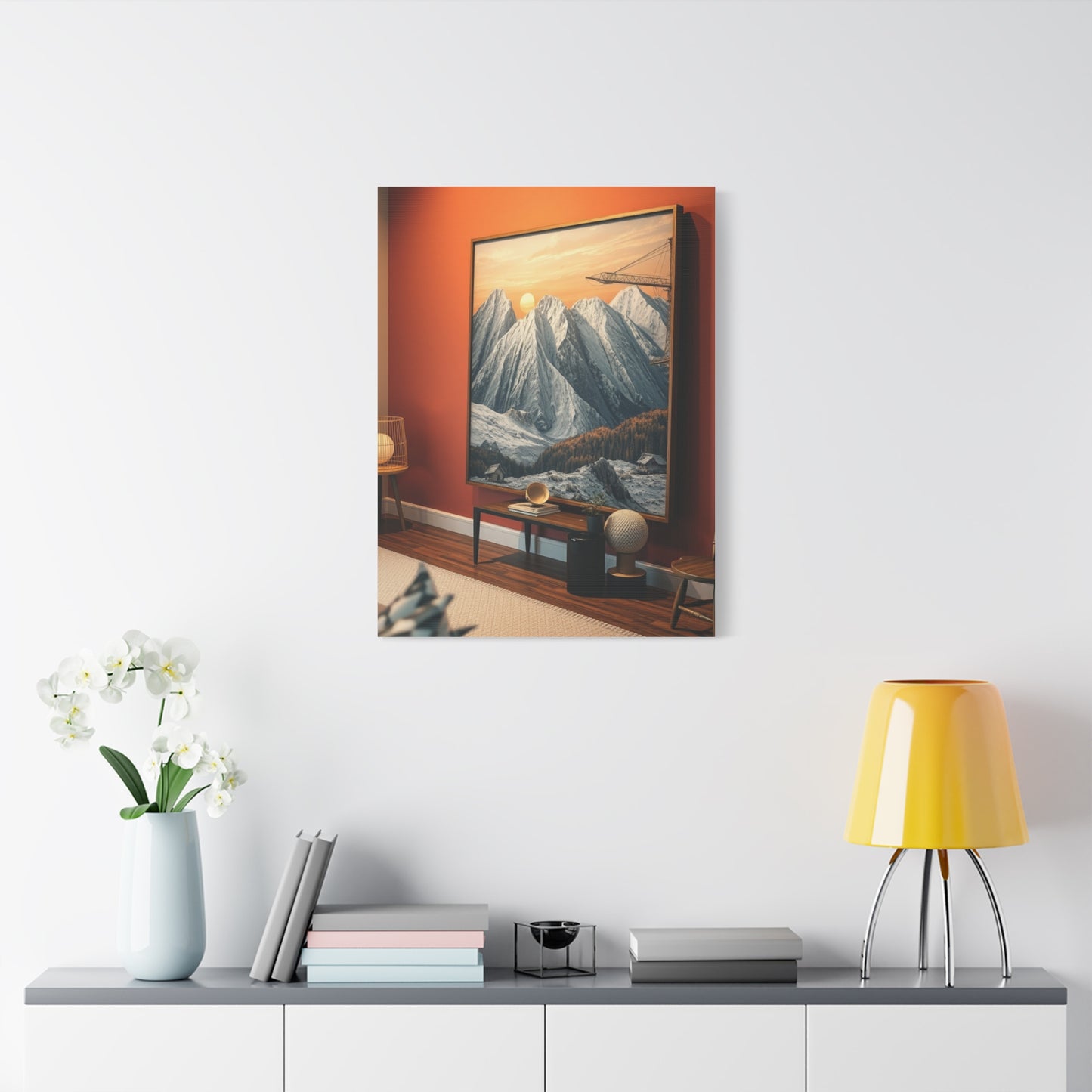 Frosted Horizon Canvas Wall Art & Canvas Print