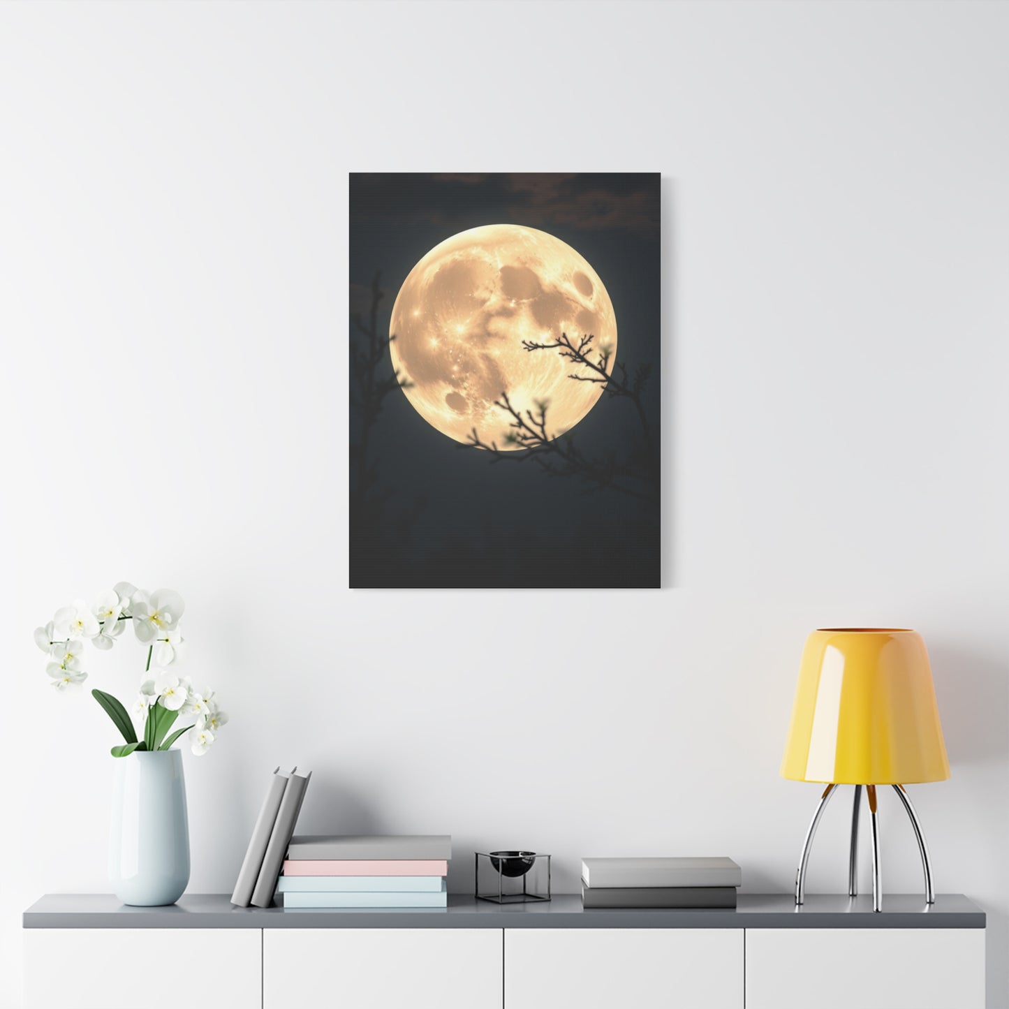 Elite Full Moon Art Vision Wall Art & Canvas Print