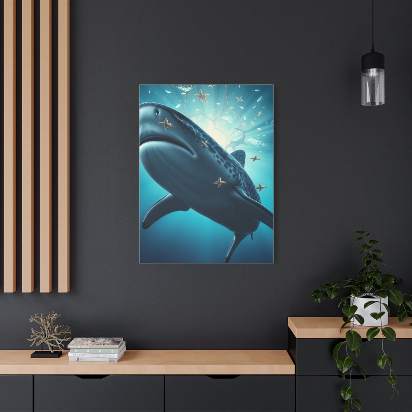 Vision Whale Shark Art Art Wall Art & Canvas Print