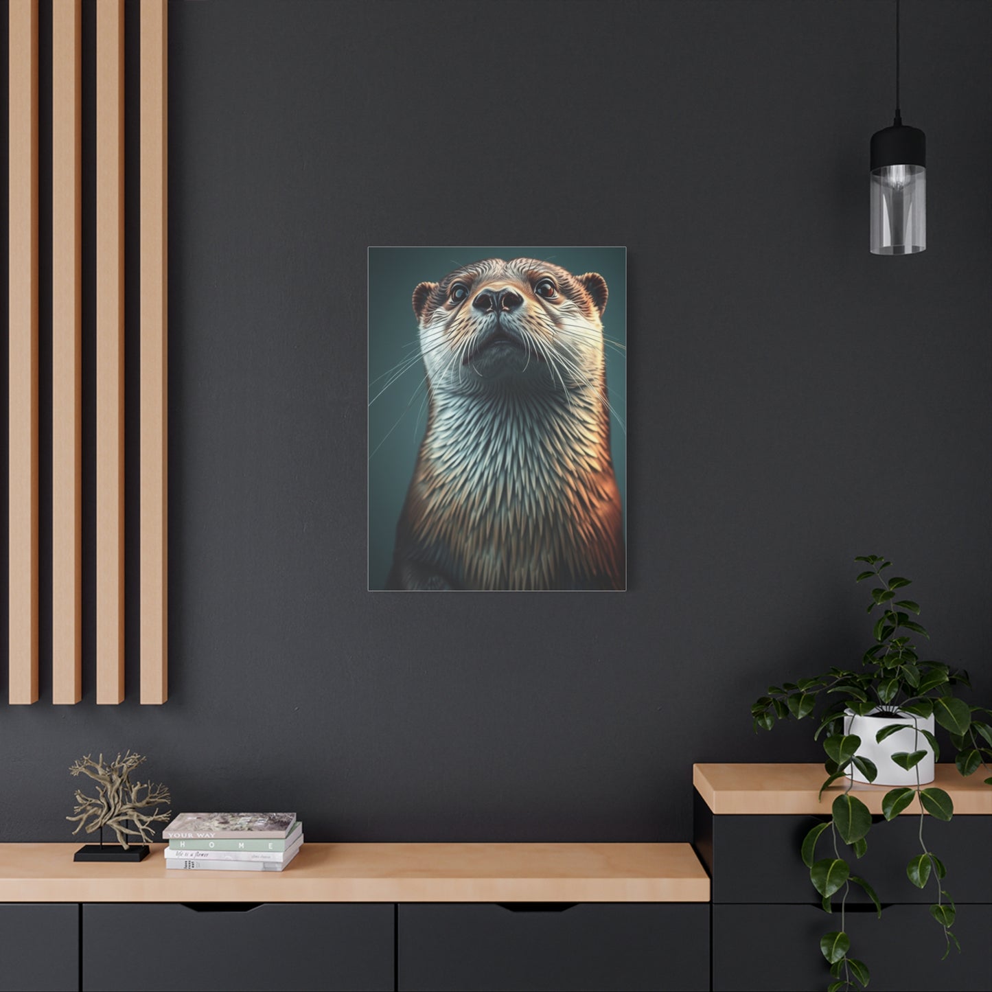 Vision Otter Art Art Wall Art & Canvas Print