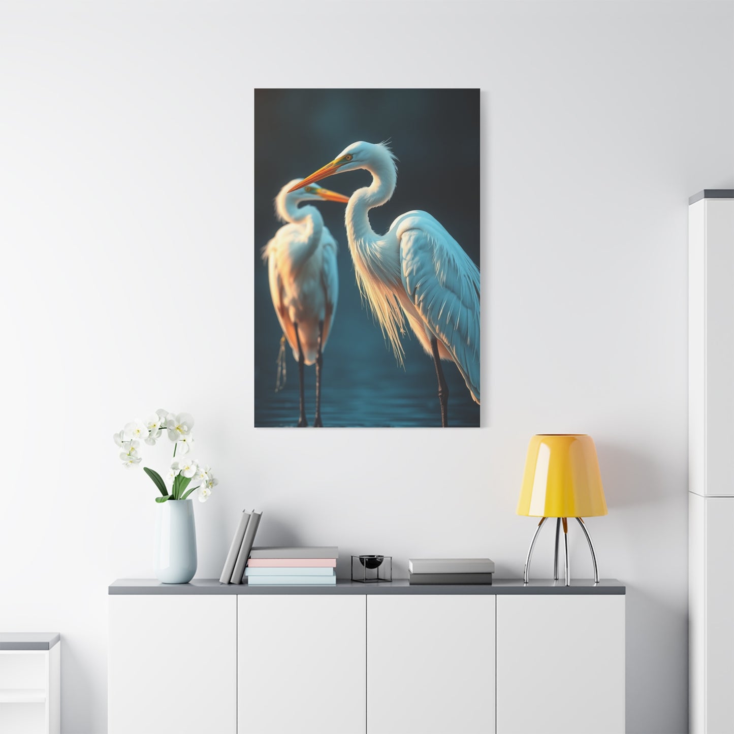 Herons and Egrets Art Refined Canvas Wall Art & Canvas Print