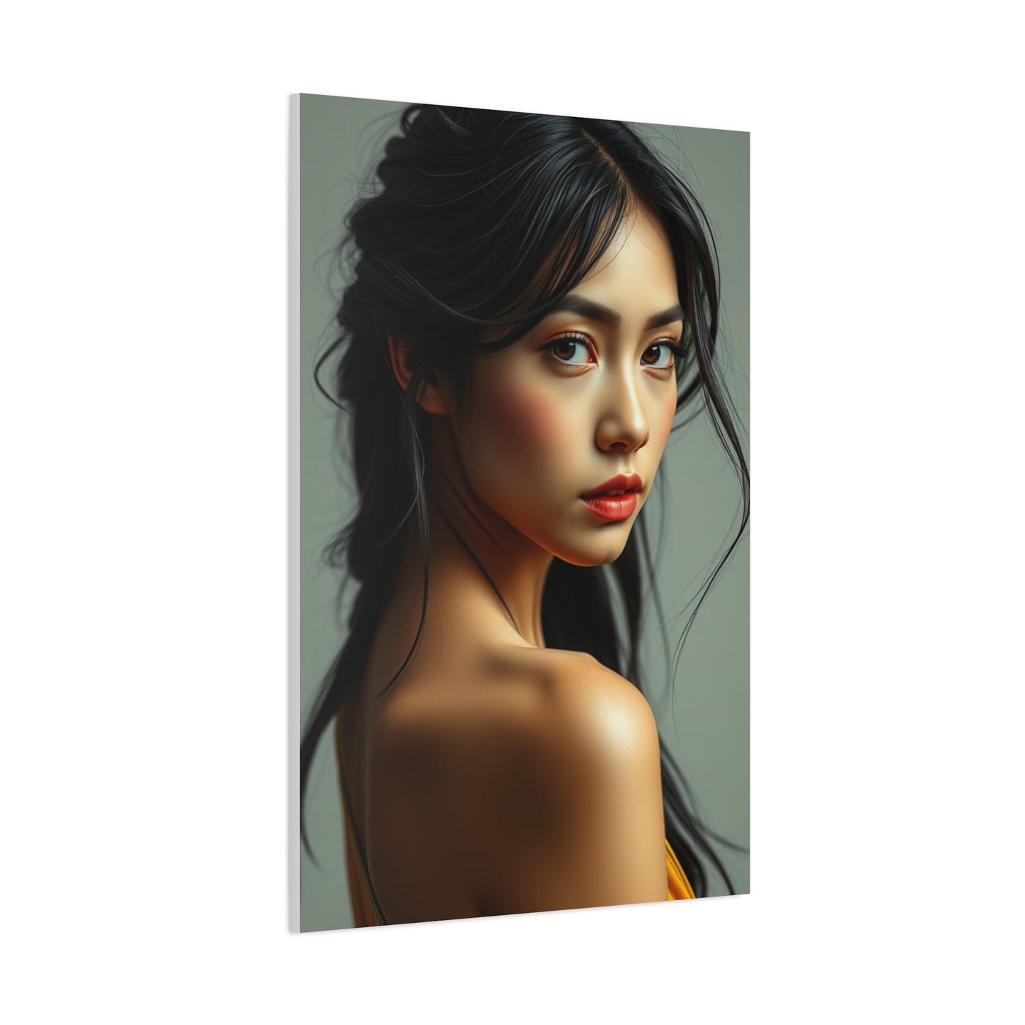 Chic Dame Illustration Wall Art & Canvas Print