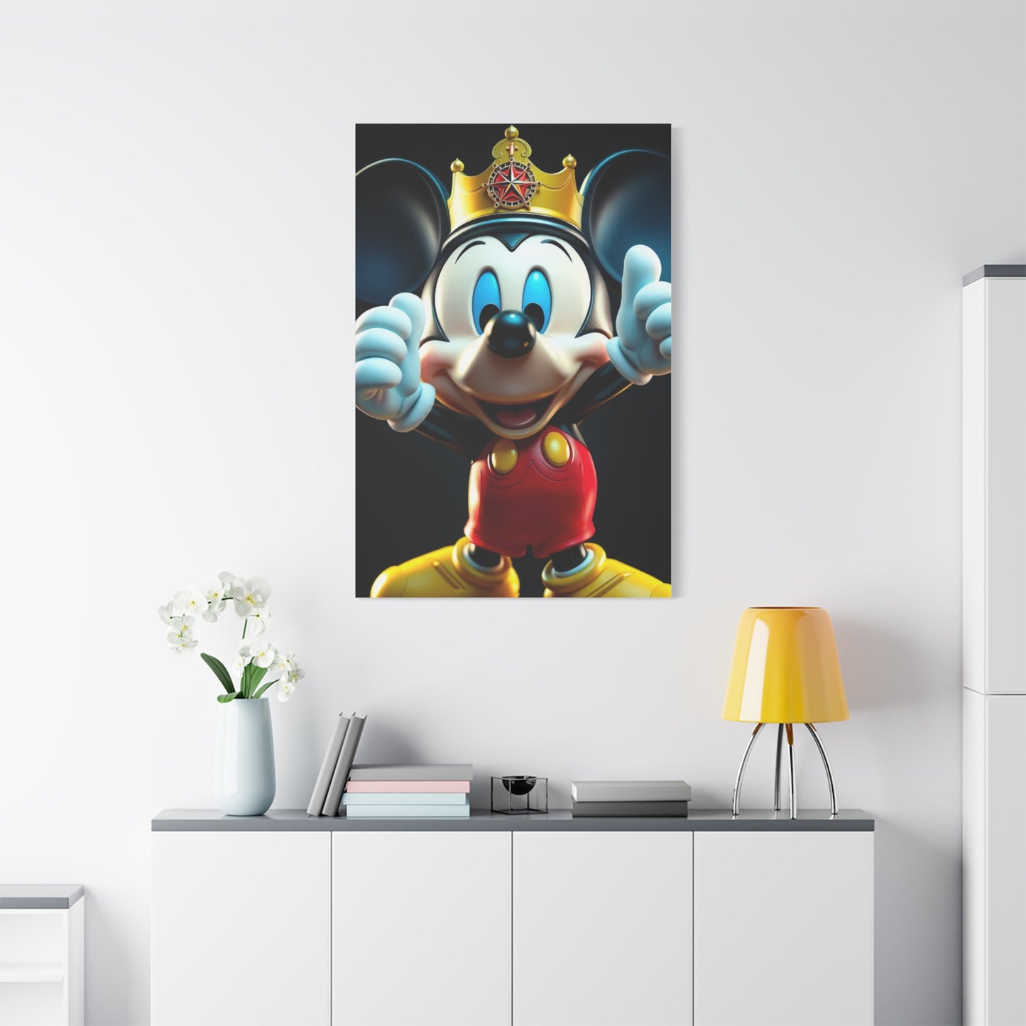Mouse Luxe Impression Wall Art & Canvas Print