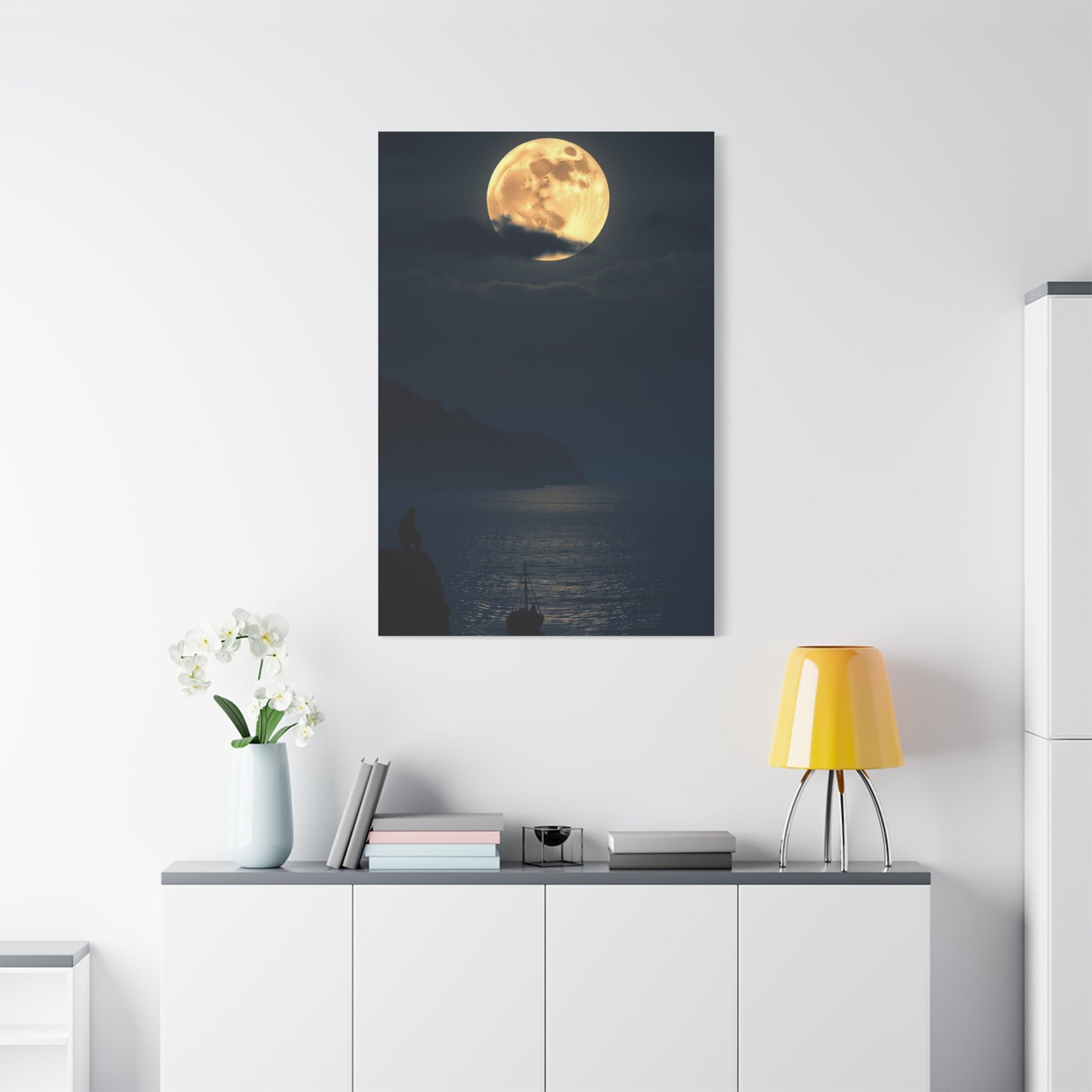 Full Moon Art Luxury Canvas Wall Art & Canvas Print