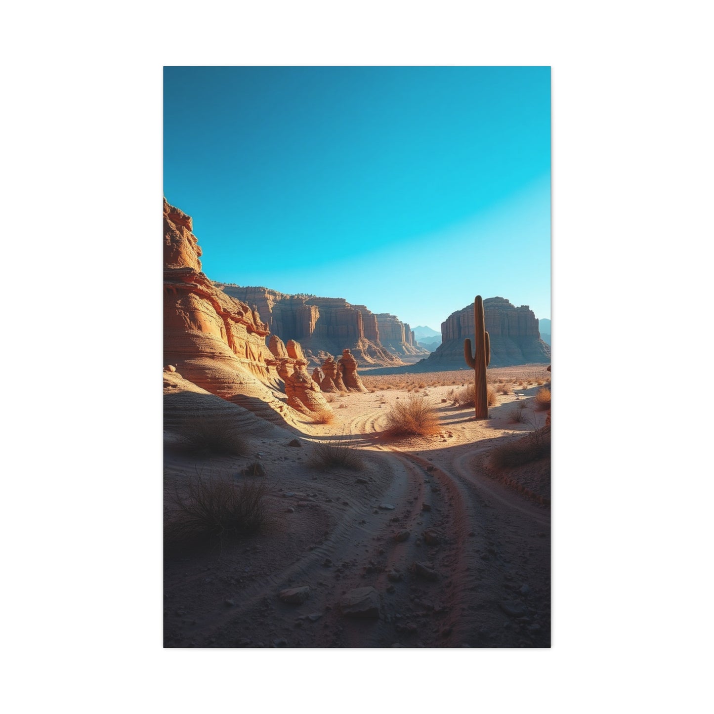 Sienna Horizon Painting Wall Art & Canvas Print