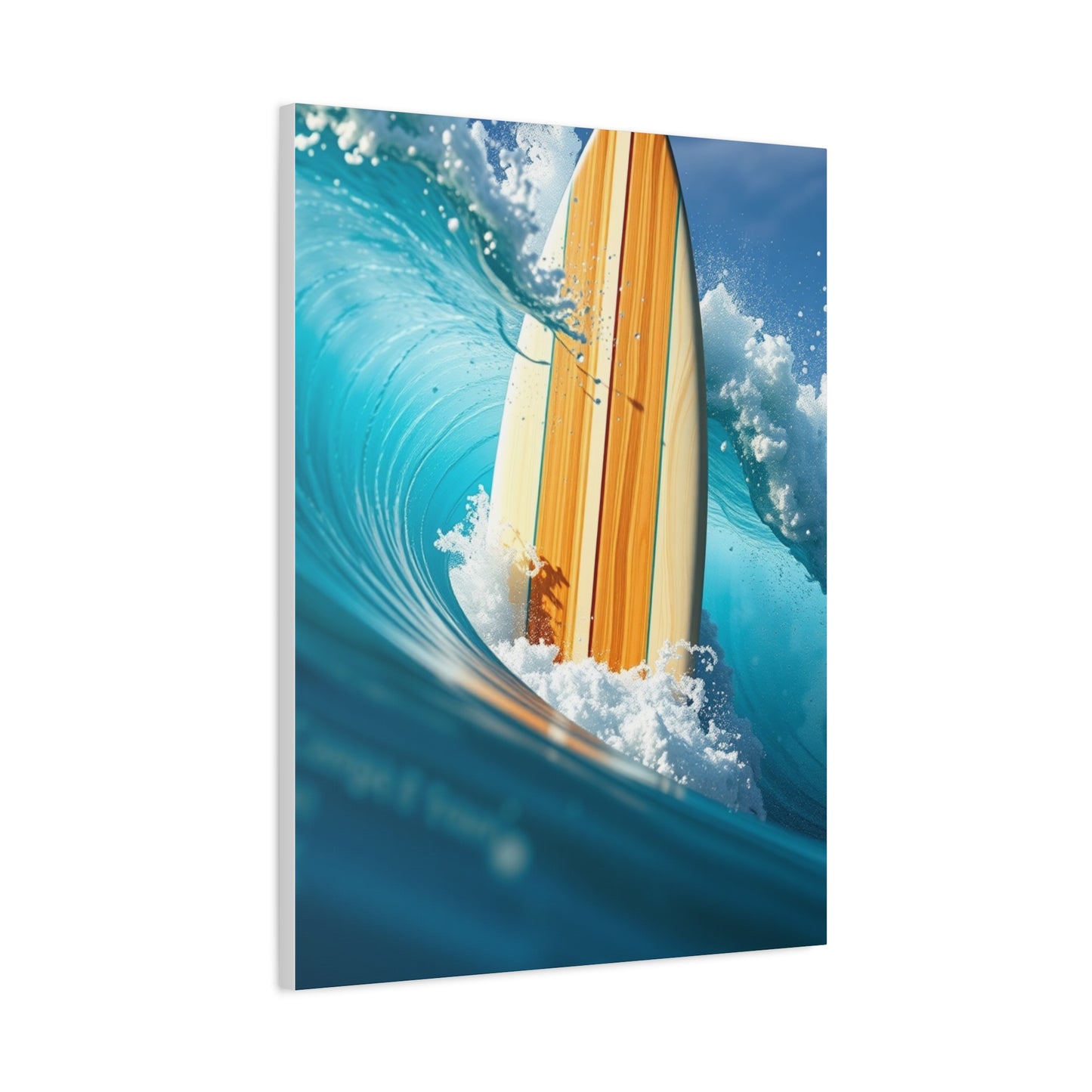 Azure Crest Masterpiece Wall Art & Canvas Print