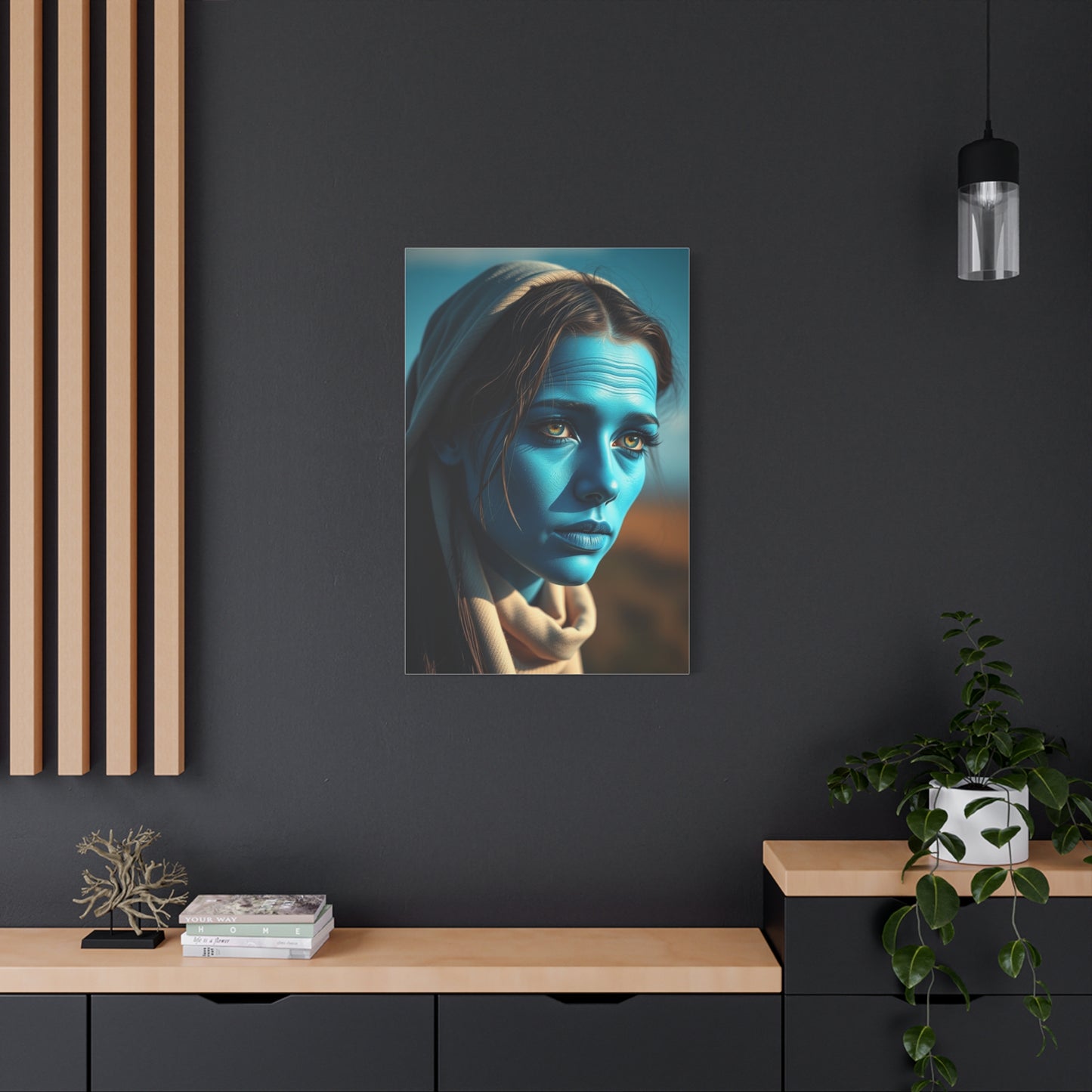 Celestial Azure Gallery Wall Art & Canvas Print