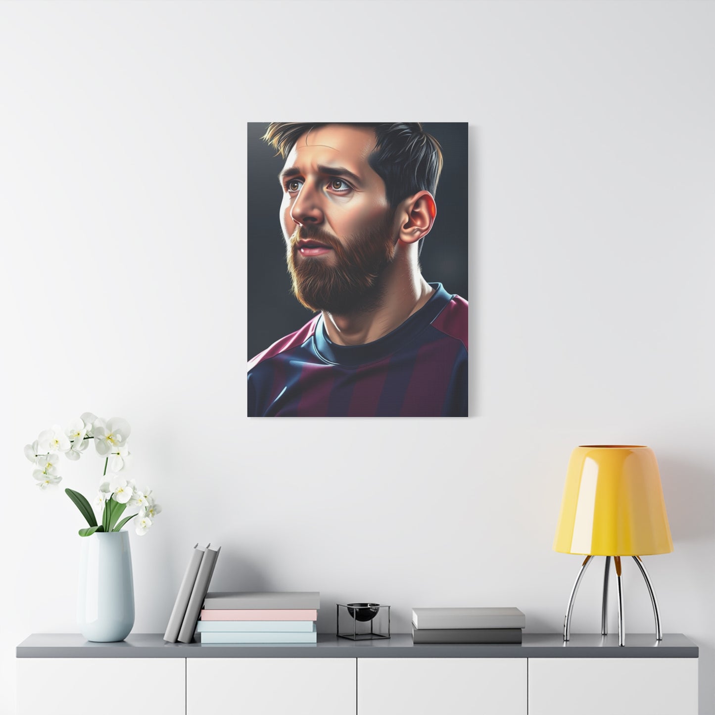 Ethereal Messi: Artistry on Canvas Wall Art & Canvas Print