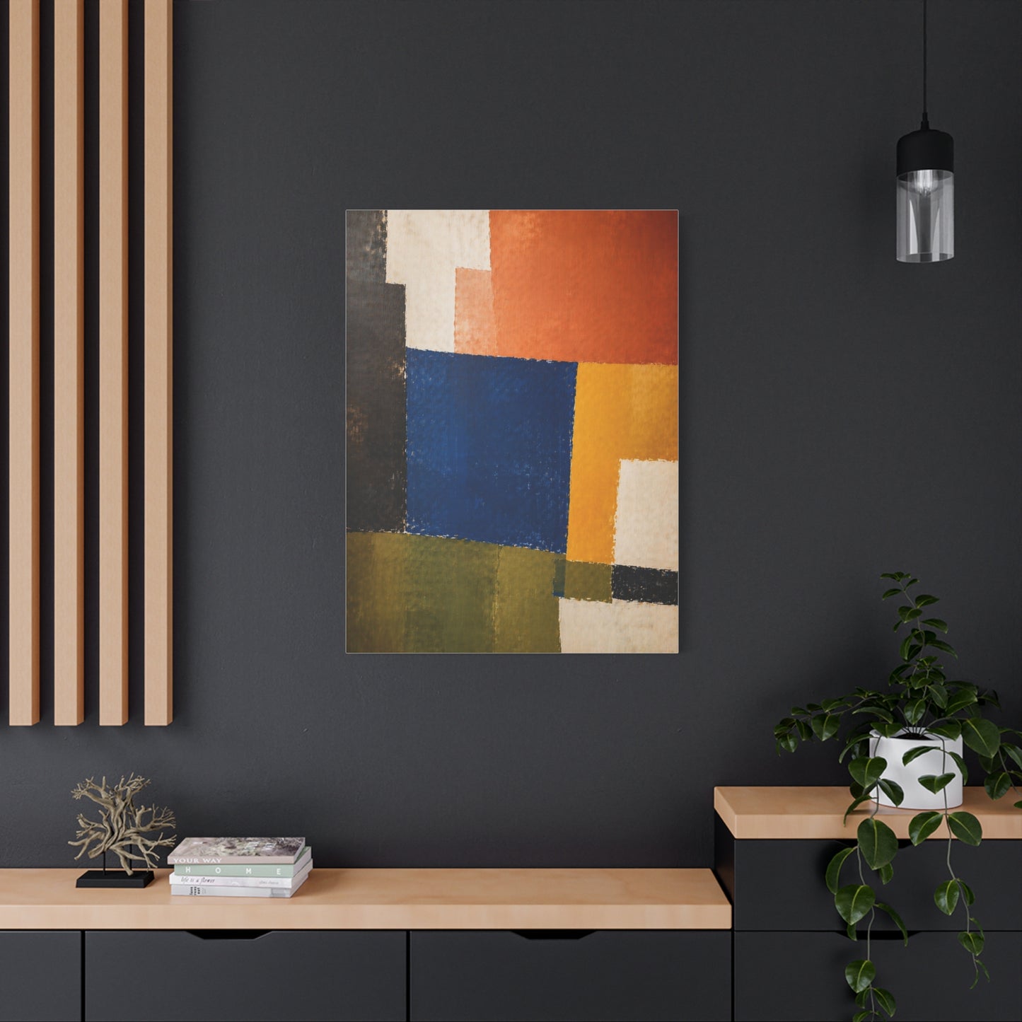 Modern Color Field Collaboration Wall Art & Canvas Print