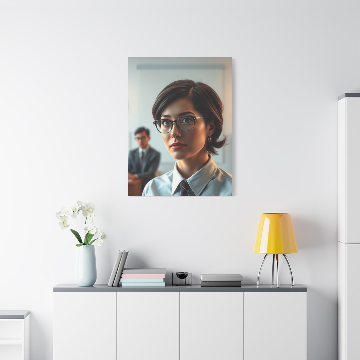 Vision The Office Character Art Art Wall Art & Canvas Print