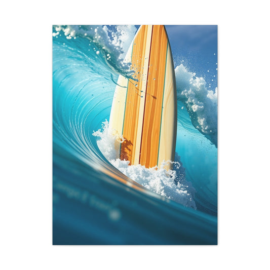 Azure Crest Masterpiece Wall Art & Canvas Print