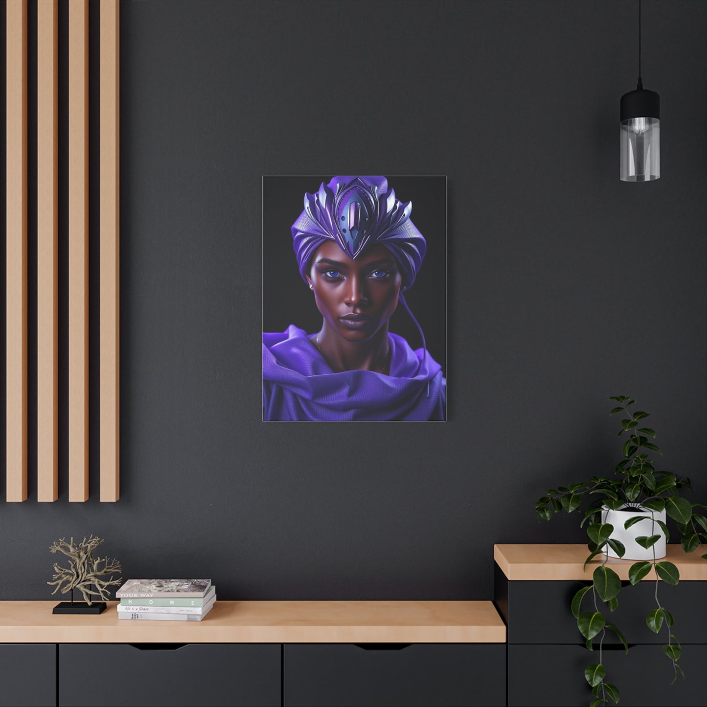 Sumptuous Purple Elysium Wall Art & Canvas Print