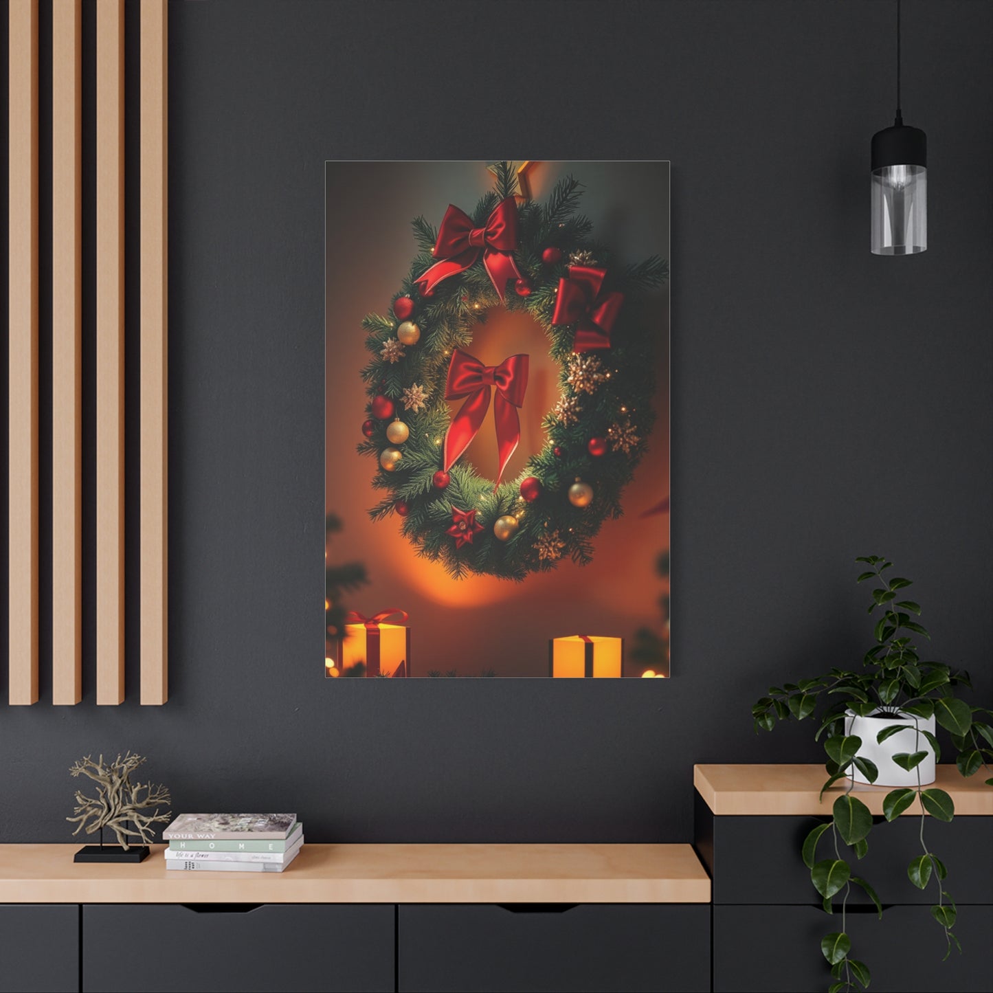 Masterpiece Christmas Trees & Wreath Art Vision Wall Art & Canvas Print