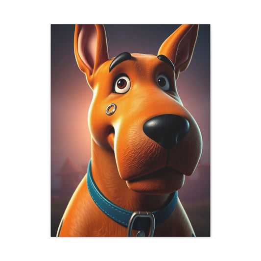 Supreme Scooby-Doo (TV Series) Characters Art Collection Wall Art & Canvas Print
