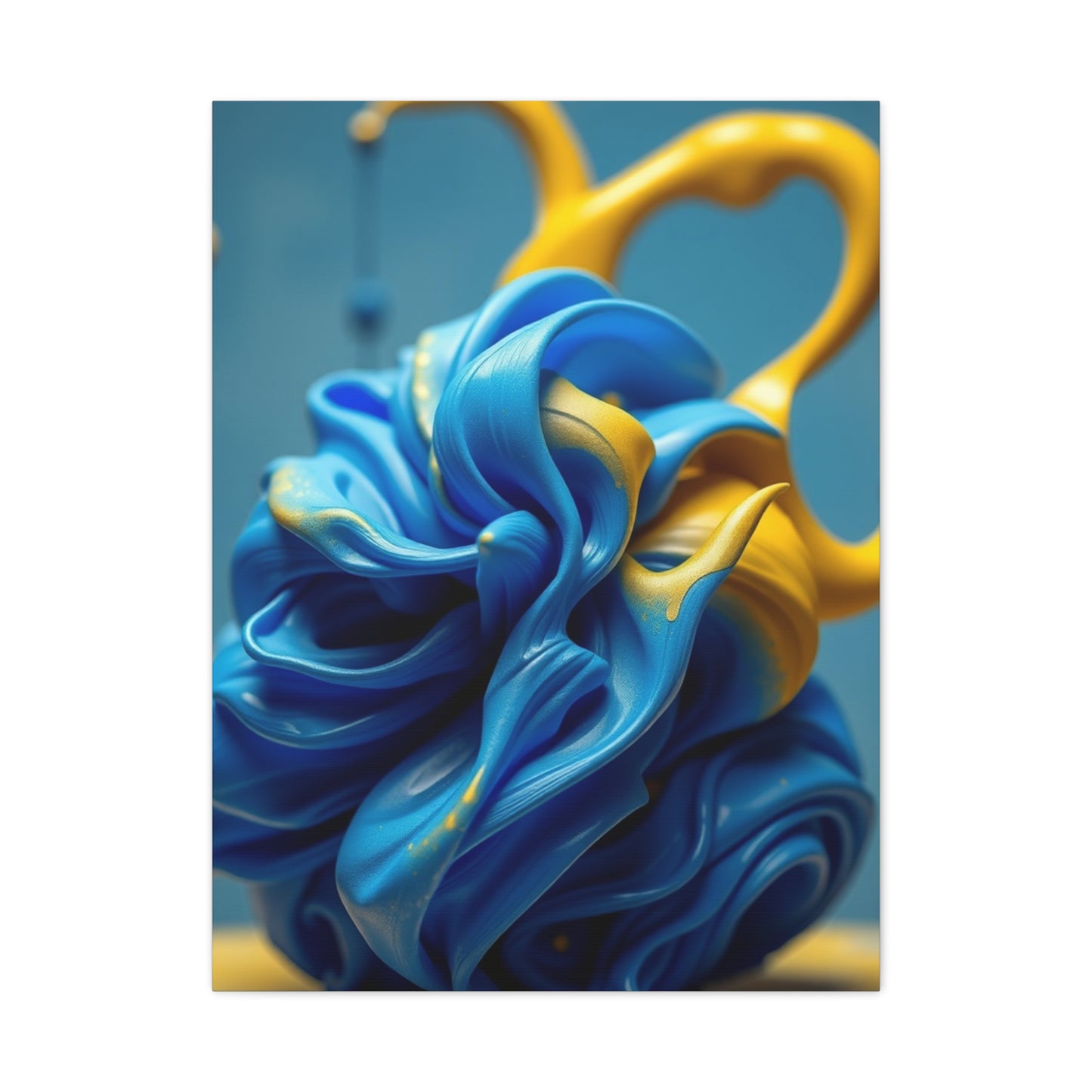 Supreme Blue & Yellow Art Collection Wall Art & Canvas Print