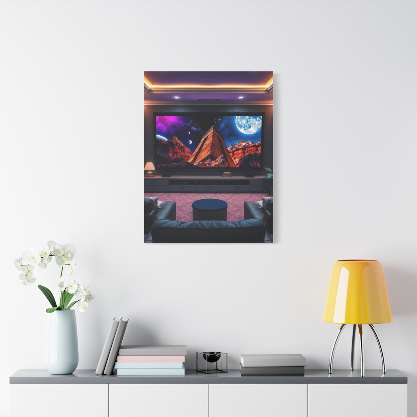 Home Theater Art Refined Canvas Wall Art & Canvas Print
